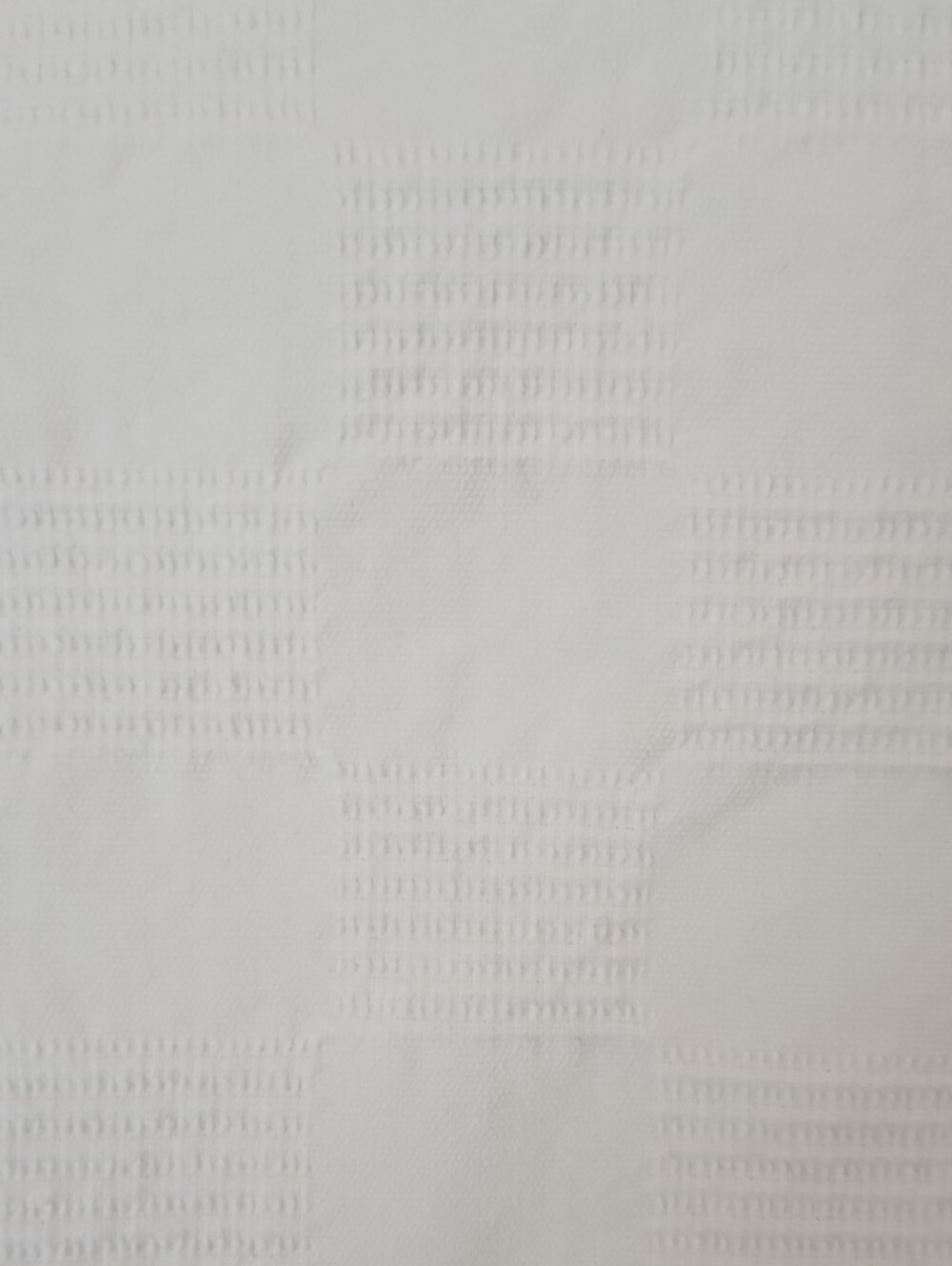 Utopia White Cotton Textured Checkered Weave Queen Coverlet - Picture 5 of 10